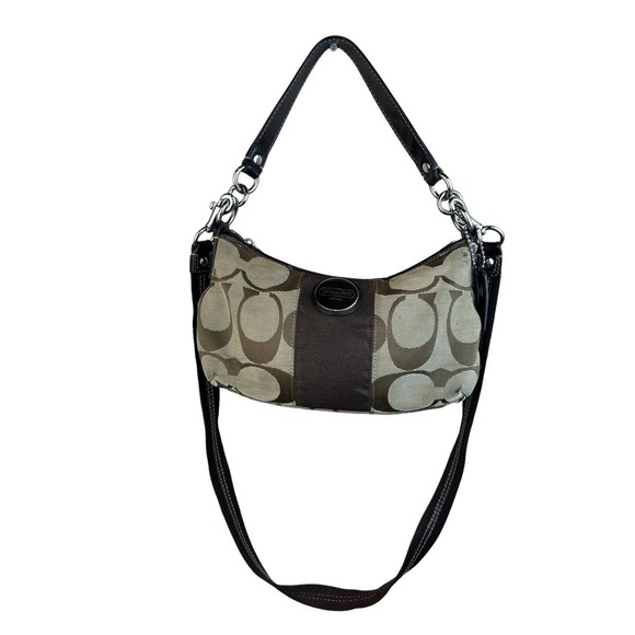 Coach Handbags - Vintage Coach Jacquard Mini Shoulder Crossbody Purse Bag F17439